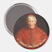 St. Kardinal John Henry Newman Katholic Magnet (Vorderseite/Rückseite)