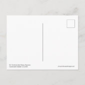 St. Kardinal John Henry Newman Katholic Postkarte (Rückseite)