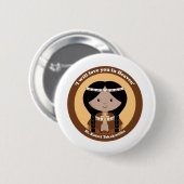 St. Kateri Tekakwitha Button (Vorne & Hinten)
