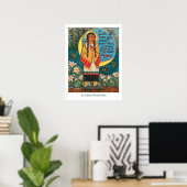St. Kateri Tekakwitha Katholisches Klassenposter Poster (Heimbüro)