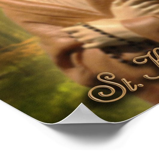 St Kateri Tekakwitha Poster (Ecke)