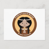 St. Kateri Tekakwitha Postkarte (Vorderseite)