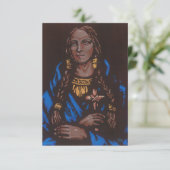 St. Kateri Tekakwitha Prayer Card Dankeskarte (Stehend Vorderseite)