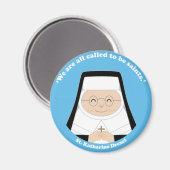 St. Katharine Drexel Magnet (Vorderseite/Rückseite)