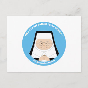 St. Katharine Drexel Postkarte