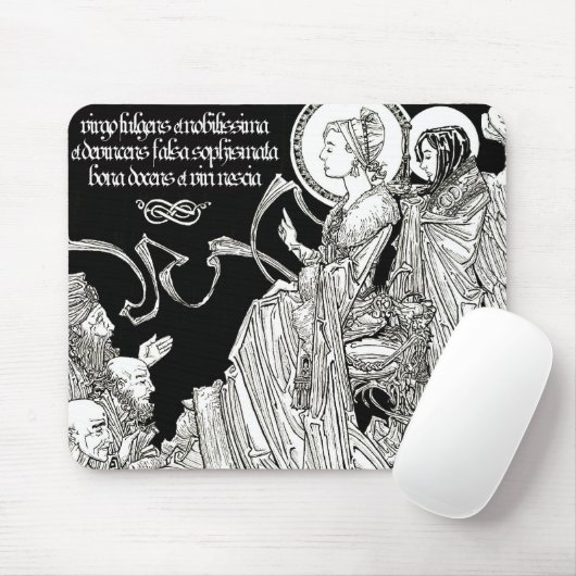 St. Katherine von Alexandria Mousepad (Mit Mouse)