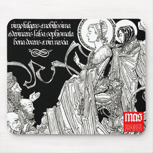 St. Katherine von Alexandria Mousepad (Vorne)