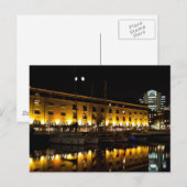 St Katherines Dock London Nacht View Postkarte (Vorne/Hinten)