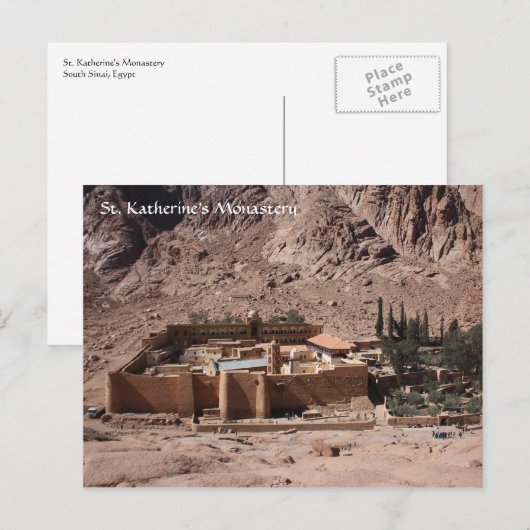 St. Katherine's Monastery Postkarte (Vorne/Hinten)