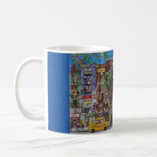 St. Kennzeichen setzen, NYC Tasse (Links)
