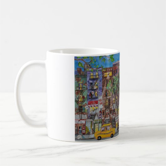 St. Kennzeichen setzen, NYC Tasse (Links)