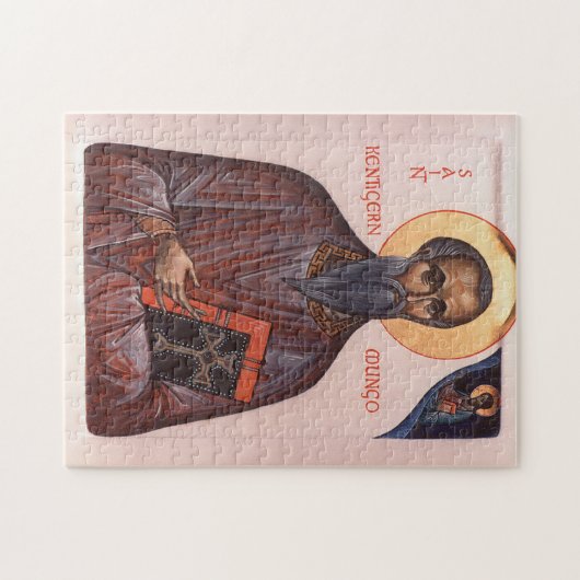 St. Kentigern First Bishop of Glasgow Icon Puzzle (Horizontal)