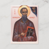 St. Kentigern First Bishop of Glasgow Prayer Card Platzkarte (Vorderseite)