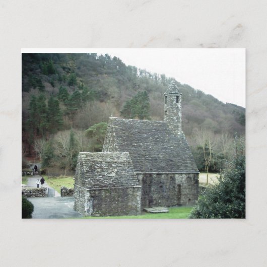 St. Kevins Church, Glendalough, Co. Wicklow, Irlan Postkarte (Vorderseite)