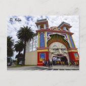 St. Kilda Luna Park Postkarte (Vorderseite)