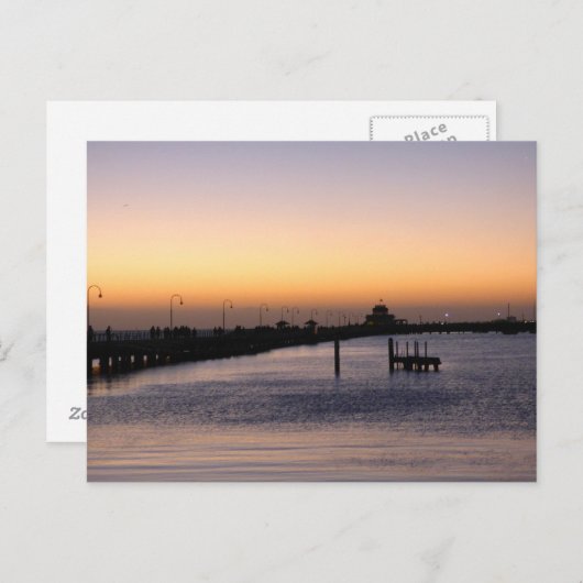 St. Kilda Pier Postkarte (Vorne/Hinten)