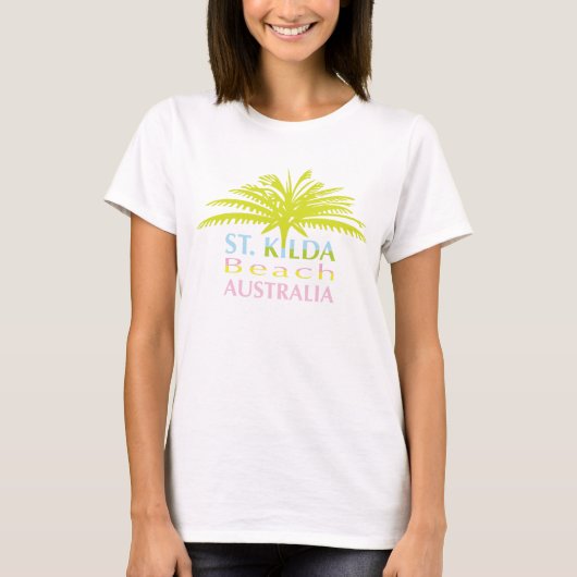 St.Kilda Strand-T - Shirt Mädchen (Vorderseite)