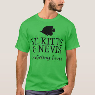 St Kitts amp Nevis Schnorkeling Lover T-Shirt