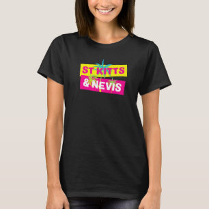 St. Kitts and Nevis Vacation Souvenir Palmen Cr T-Shirt