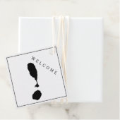 St. Kitts and Nevis Wedding Welcome Bag Geschenk T Geschenkanhänger (Beispiel)