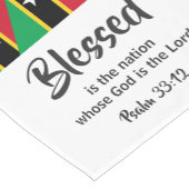 ST KITTS Christliche Schrift Kurzer Tischläufer (Ecke)