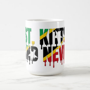 St. Kitts Drip Text   Karibisches Flaggen-Design   Kaffeetasse