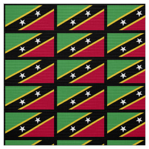 St. Kitts kennzeichnen Stoff