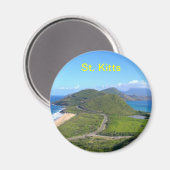 St. Kitts-Magnet Magnet (Vorderseite/Rückseite)