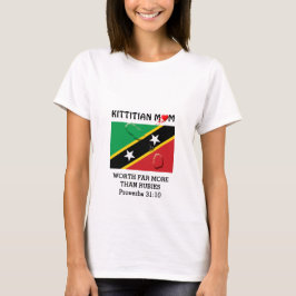 ST-KITTS-MAMA mit mehr als RubyPROVERBEN 31 T-Shirt