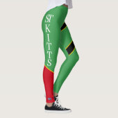 St. Kitts & Nevis klassisch farbenfroh Leggings (Rechts)