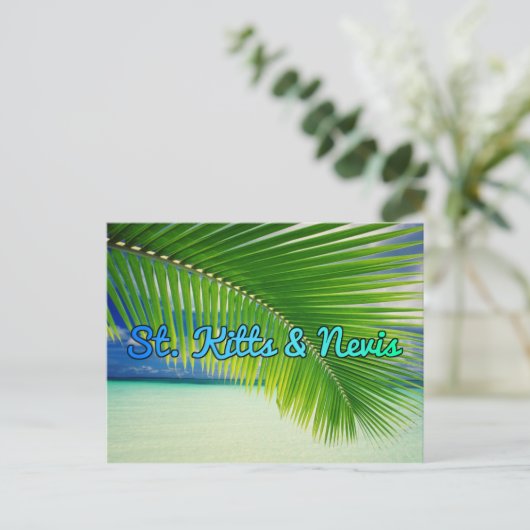 St. Kitts & Nevis Postkarte (Stehend Vorderseite)