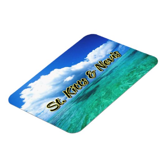 St. Kitts & Nevis Sea Sky Magnet (Linke Seite)