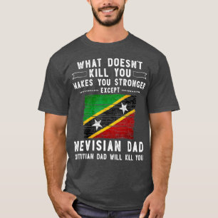 St. Kitts Nevis Vater Geschenke für Männer Vaterta T-Shirt