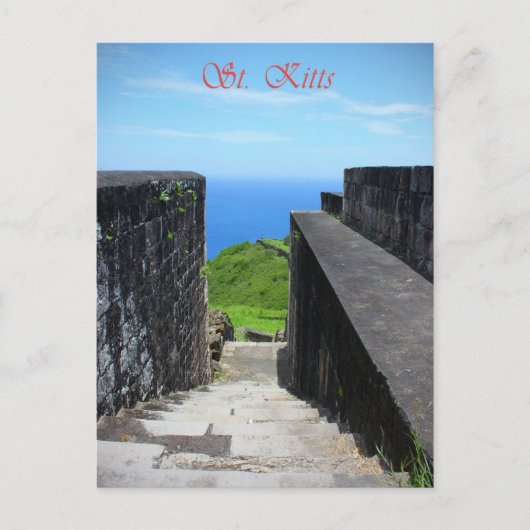 St. Kitts PostCard Postkarte (Vorderseite)