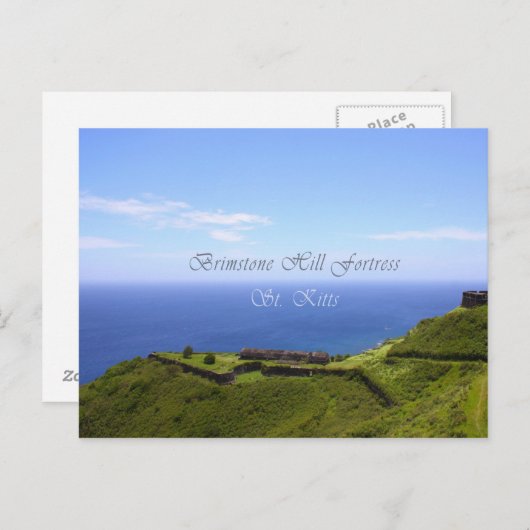 St. Kitts PostCard Postkarte (Vorne/Hinten)