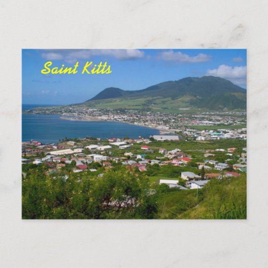 St. Kitts Postkarte (Vorderseite)