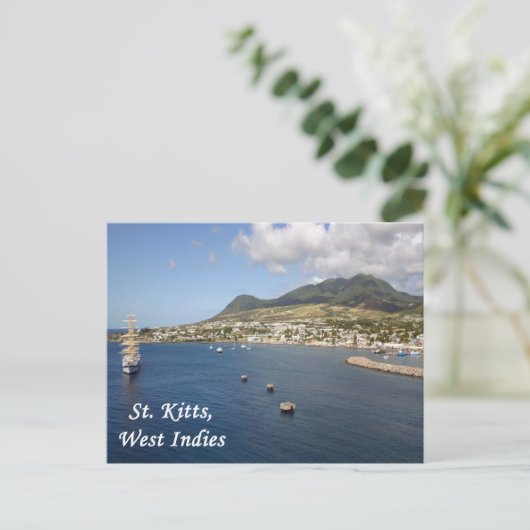St. Kitts Postkarte (Stehend Vorderseite)