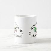 St. Kitts und die Jungferninseln Nevis/US Kaffeetasse (Mittel)