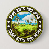 St. Kitts und Nevis Button (Vorderseite)