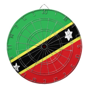 St. Kitts und Nevis Dartscheibe