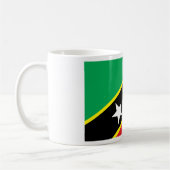 St. Kitts und Nevis Flag Kaffeetasse (Links)