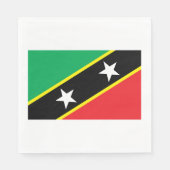 St. Kitts und Nevis Flag Serviette (Vorderseite)