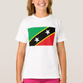 St. Kitts und Nevis Flag T-Shirt (Vorderseite)