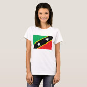 St. Kitts und Nevis Flag T-Shirt (Vorne ganz)