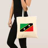 St. Kitts und Nevis Flag Tragetasche