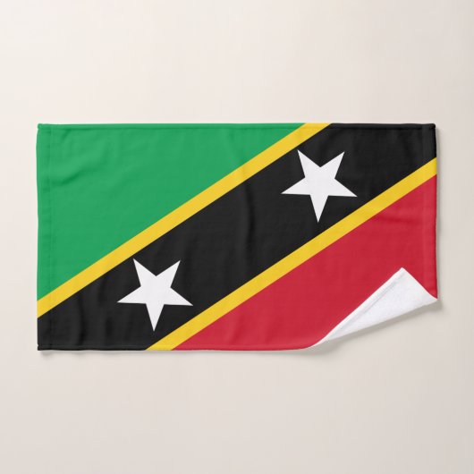 St. Kitts und Nevis Flag Unabhängigkeit Karibik Badhandtuch Set (Handtuch)