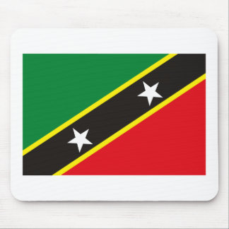 St. Kitts und Nevis-Flagge Mousepad