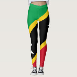 St.Kitts und Nevis-Flaggen-Leggings Leggings