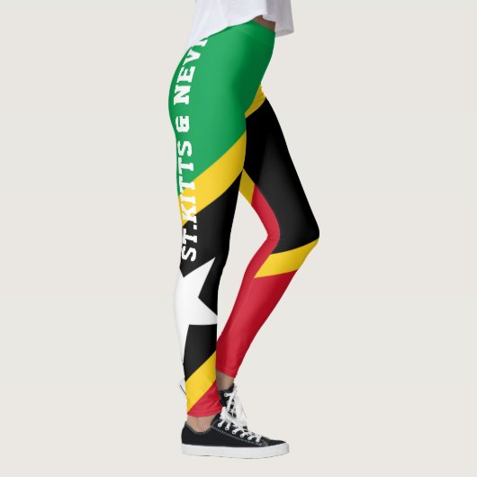 St.Kitts und Nevis-Flaggen-Leggings Leggings (Rechts)