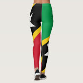 St.Kitts und Nevis-Flaggen-Leggings Leggings (Rückseite)
